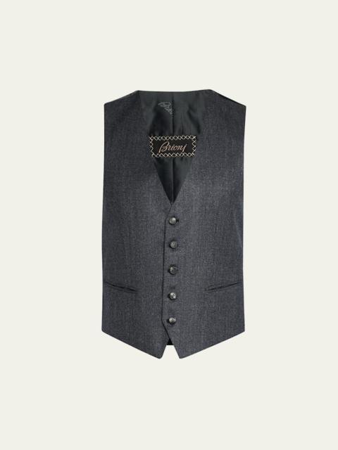 Men's Brun Suit Separate Vest
