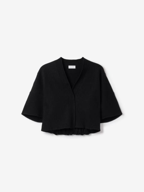 Short Wool Cardigan