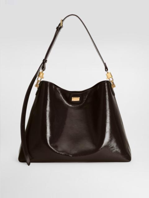 Large Vittoria calfskin shoulder bag