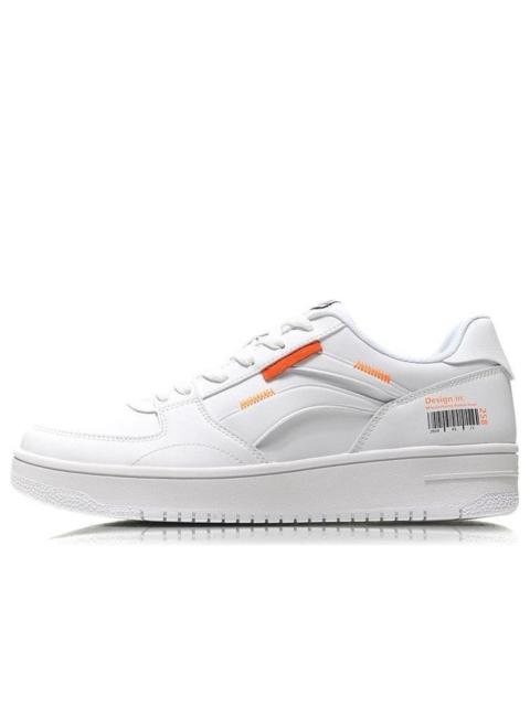 Li-Ning No.258 Classic Leisure Low 'White Orange' AGCN357-1