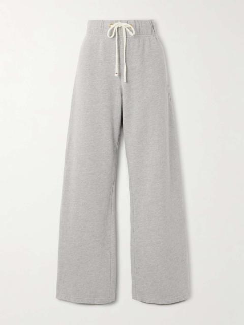 Eazy cotton-jersey track pants Gray
