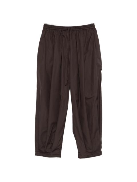 Mark Kenly Domino Tan Paily Drawstring Trousers