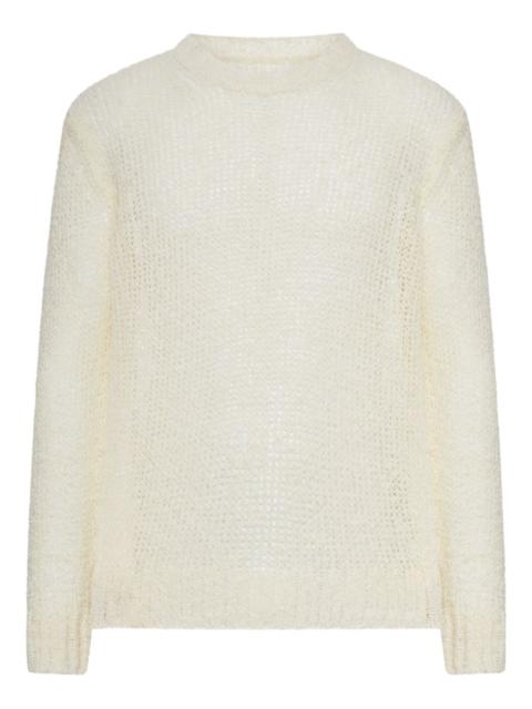 open-knit jumper