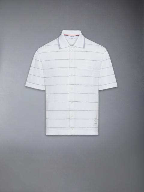 STRIPE WAFFLE SHORT SLEEVE SHIRT