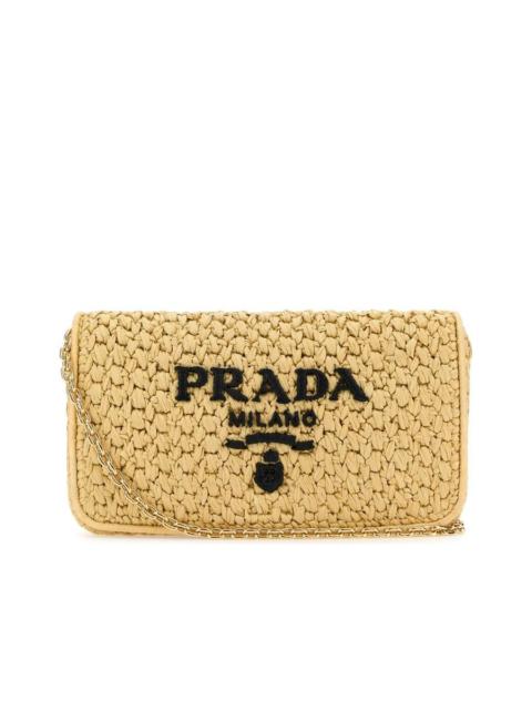 Raffia Crossbody Bag