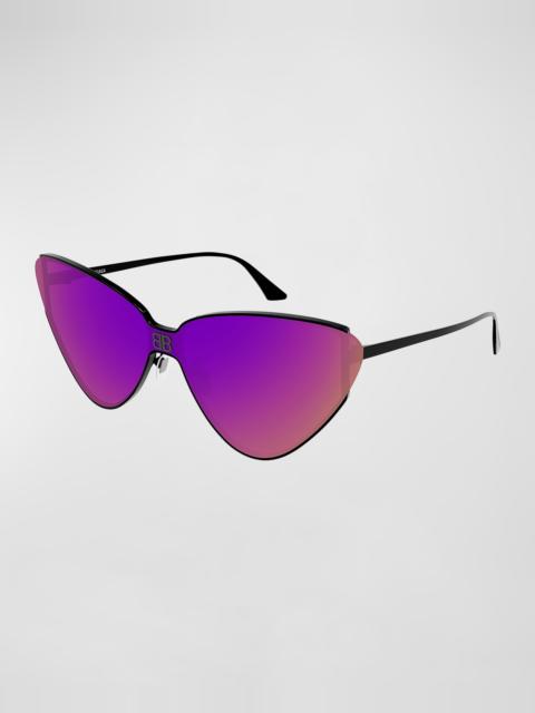 Logo Metal Cat-Eye Sunglasses