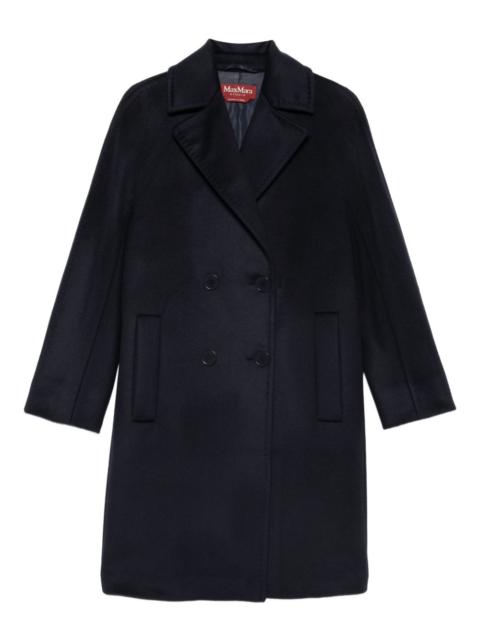 double-breasted wool coat