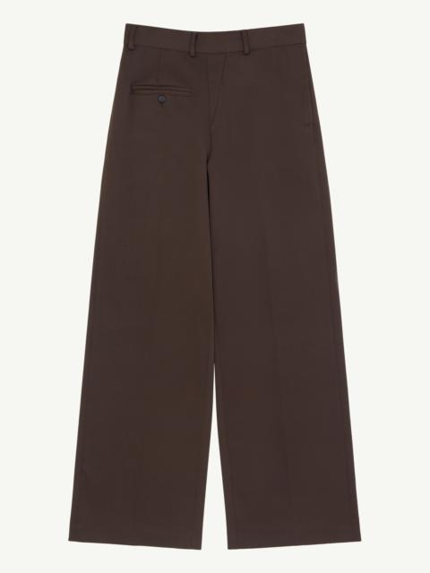 Twist wool blend trousers