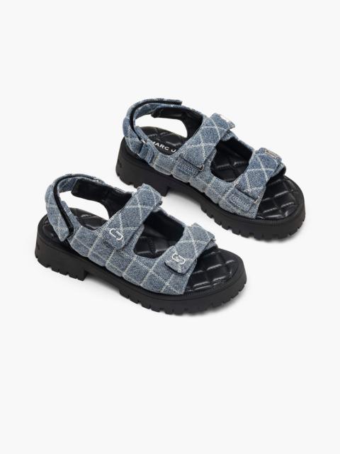 THE QUILTED DENIM SUNNY SANDAL