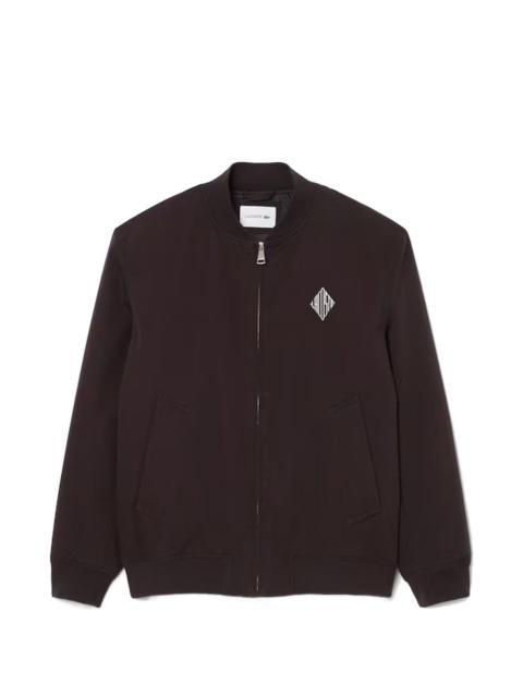 logo-patch bomber jacket