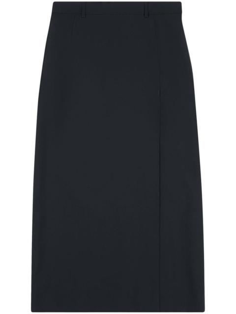 slit tailored skirt