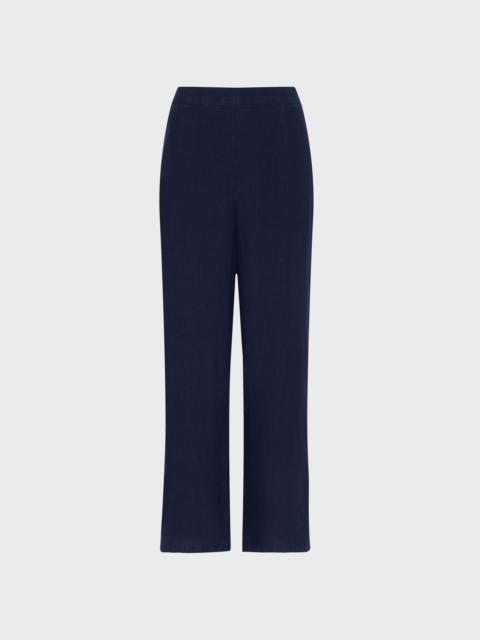 WOMEN LINEN COMFORT PANTS SOLID