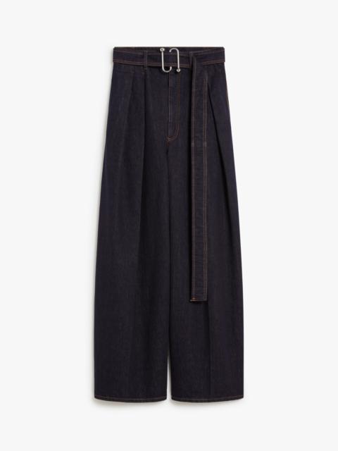 BLANC High-waisted wide-leg trousers