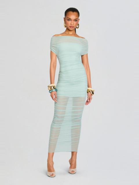 NOEL MESH MIDI DRESS