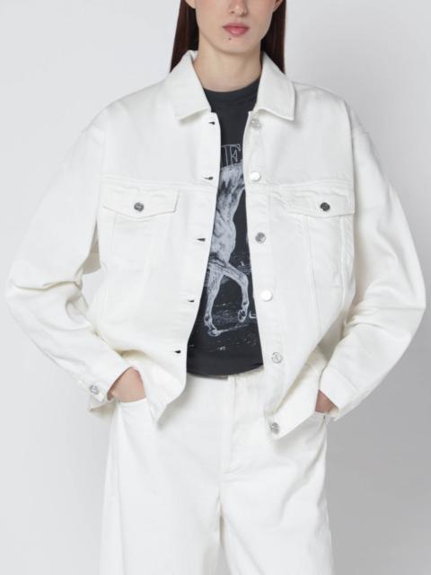 Ecru organic denim jacket