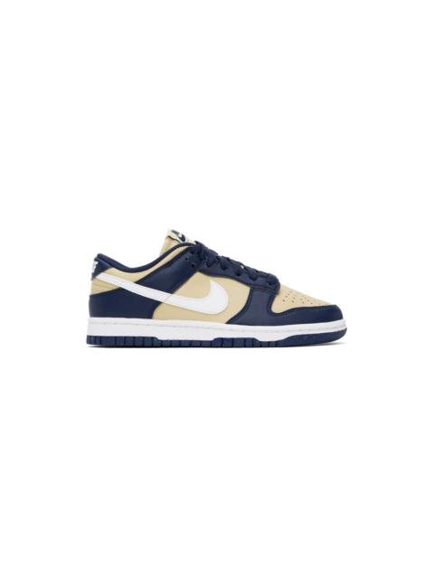 Navy & Beige Dunk Low Next Nature Sneakers