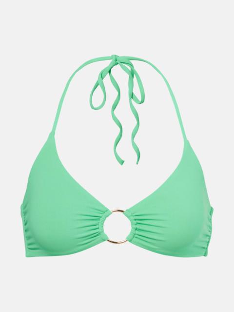 Hamburg halterneck bikini top