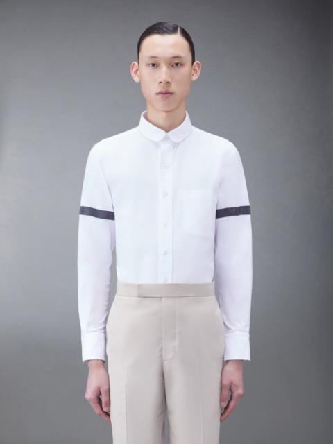 grosgrain-armband cotton shirt