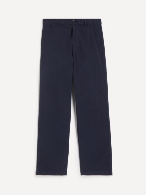 Navy Cavea Crinkled Poplin Trousers