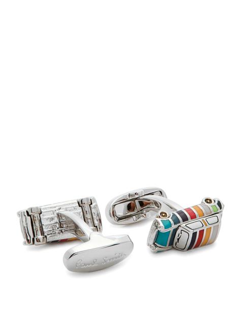Paul Smith Mini Car Enamelled Cufflinks