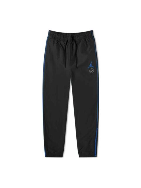 Air Jordan x Fragment Woven Pant 'Black/Reflective Silver' DA2979-010