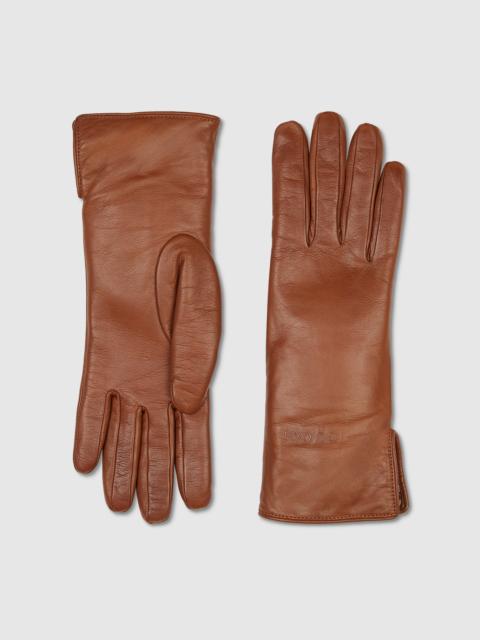 Leather gloves