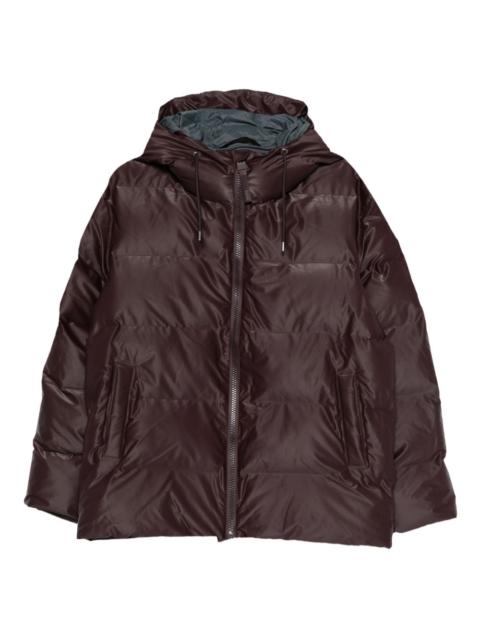 Alta hooded zip-fastening jacket
