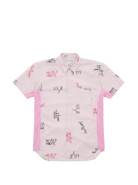All-Over Words Printed Shirt