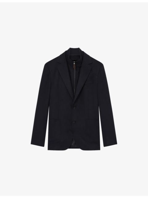 Patch Gilet-Insert Regular-Fit Woven Blazer