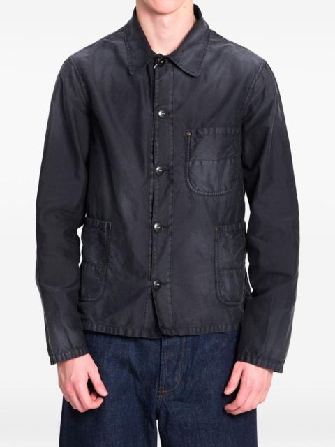 point collar patch pocket jacket