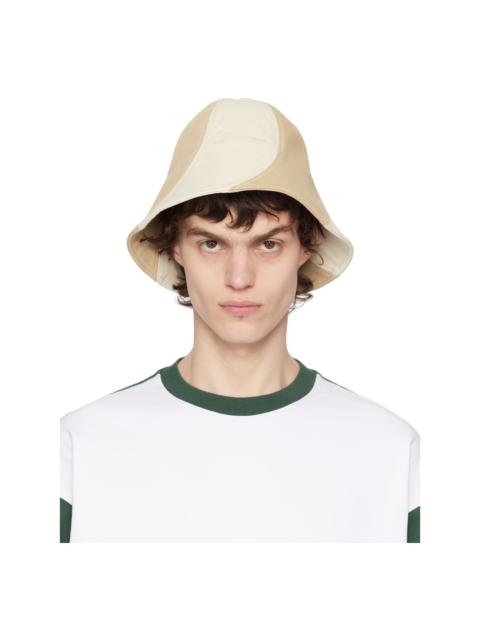 Off-White & Beige La Croisière 'The Gelato' Bucket Hat