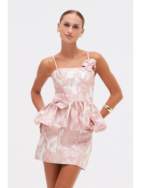 PETAL JACQUARD SKIRT