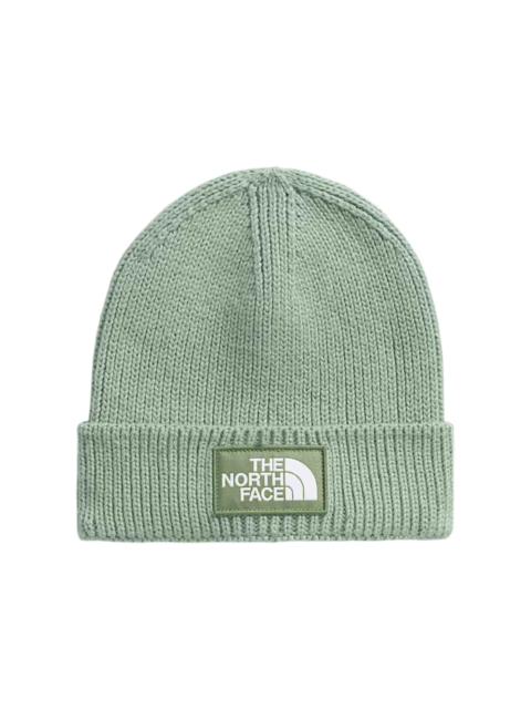 The North Face TNF Logo Box Cuffed Beanie Slate Moss/Bark Mist