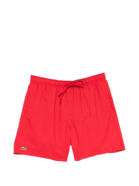 logo-patched drawstring swim shorts