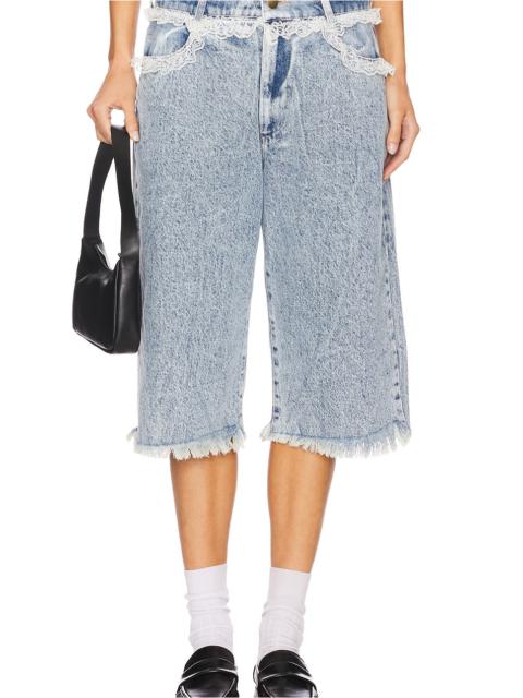 Sid Lace Trim Long Shorts