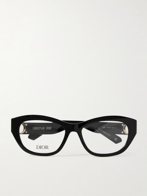 30montaigne0 B1i Oval-frame Acetate Optical Glasses