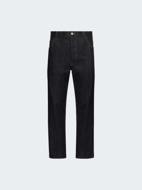 Denim 5 Pockets Trouser In Japanese Selvedge Navy