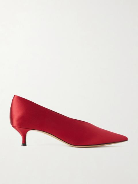 Babouche Satin Pumps