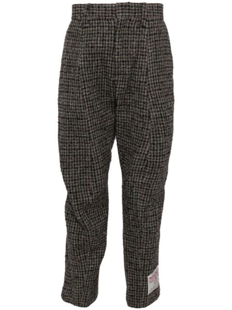 Zombie Silhouette tweed trousers