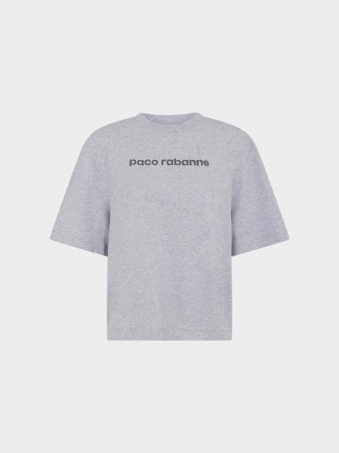 GREY T-SHIRT WITH LOGO