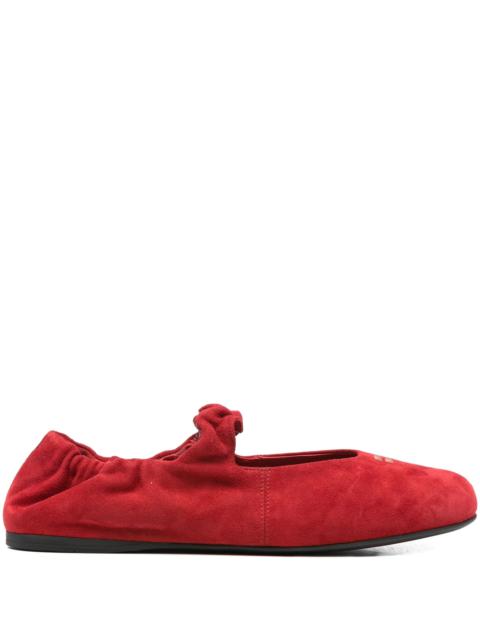 Miu Miu Suede Ballet Flats
