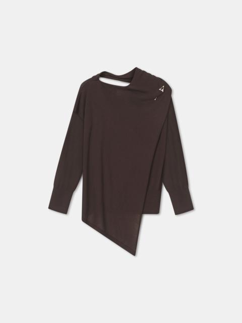 ROWAN
Draped merino-blend sweater