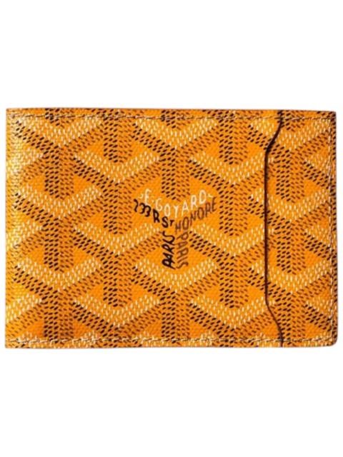 Goyard Slot Wallet Victoire Companion Goyardine Yellow