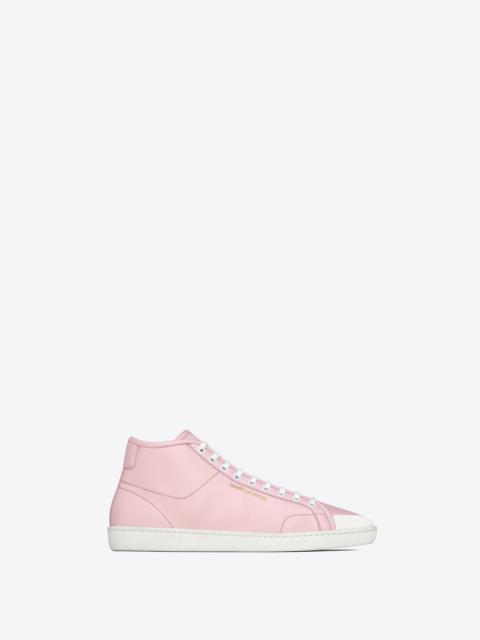 court classic sl/39 mid-top sneakers in grained leather