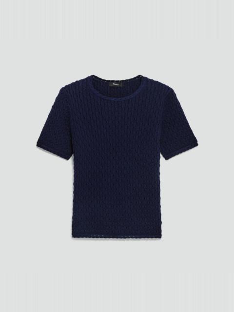 Textured Tee in Orchard Cotton