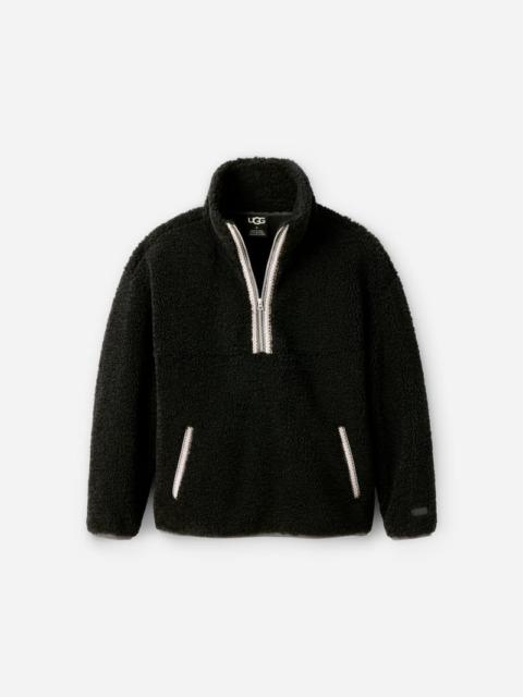 ® Men's ®braid Half Zip Fleece/Recycled Materials Tops in Black