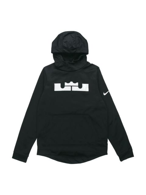 Nike LeBron James Basketball Fleece Lined hooded Pullover Sports Black AQ8318-010