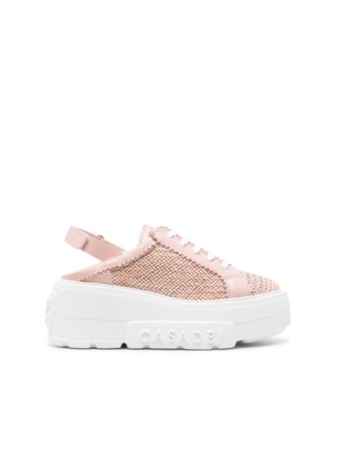 Hanoi slingback leather sneakers