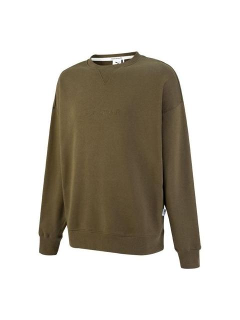 PUMA MMQ Crew Neck Sweatshirt 'Green' 536595-62