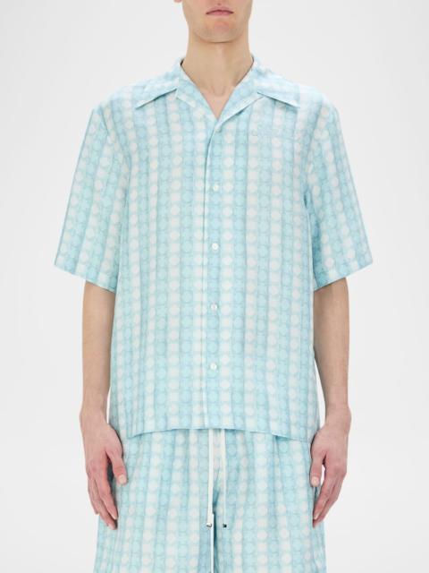 Men's Silk MA Quad Bowling Shirt